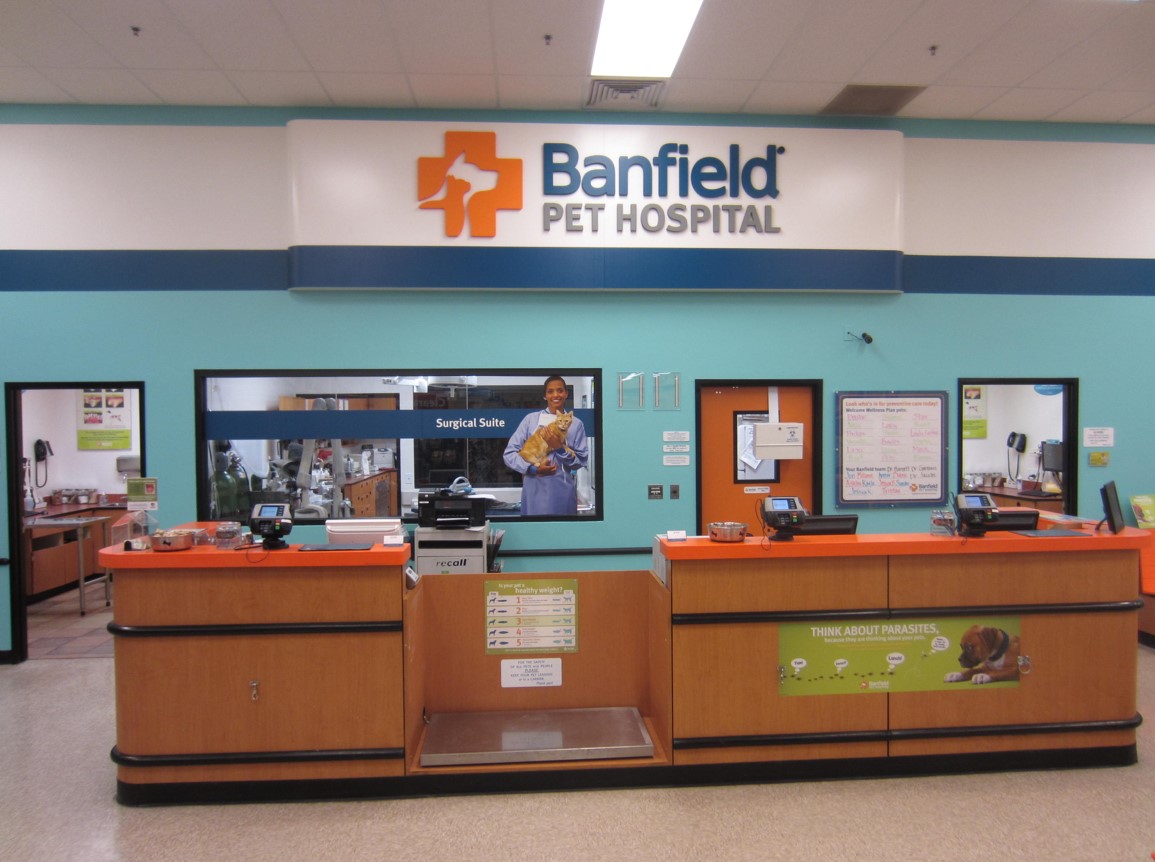 Exam room doors and front lobby