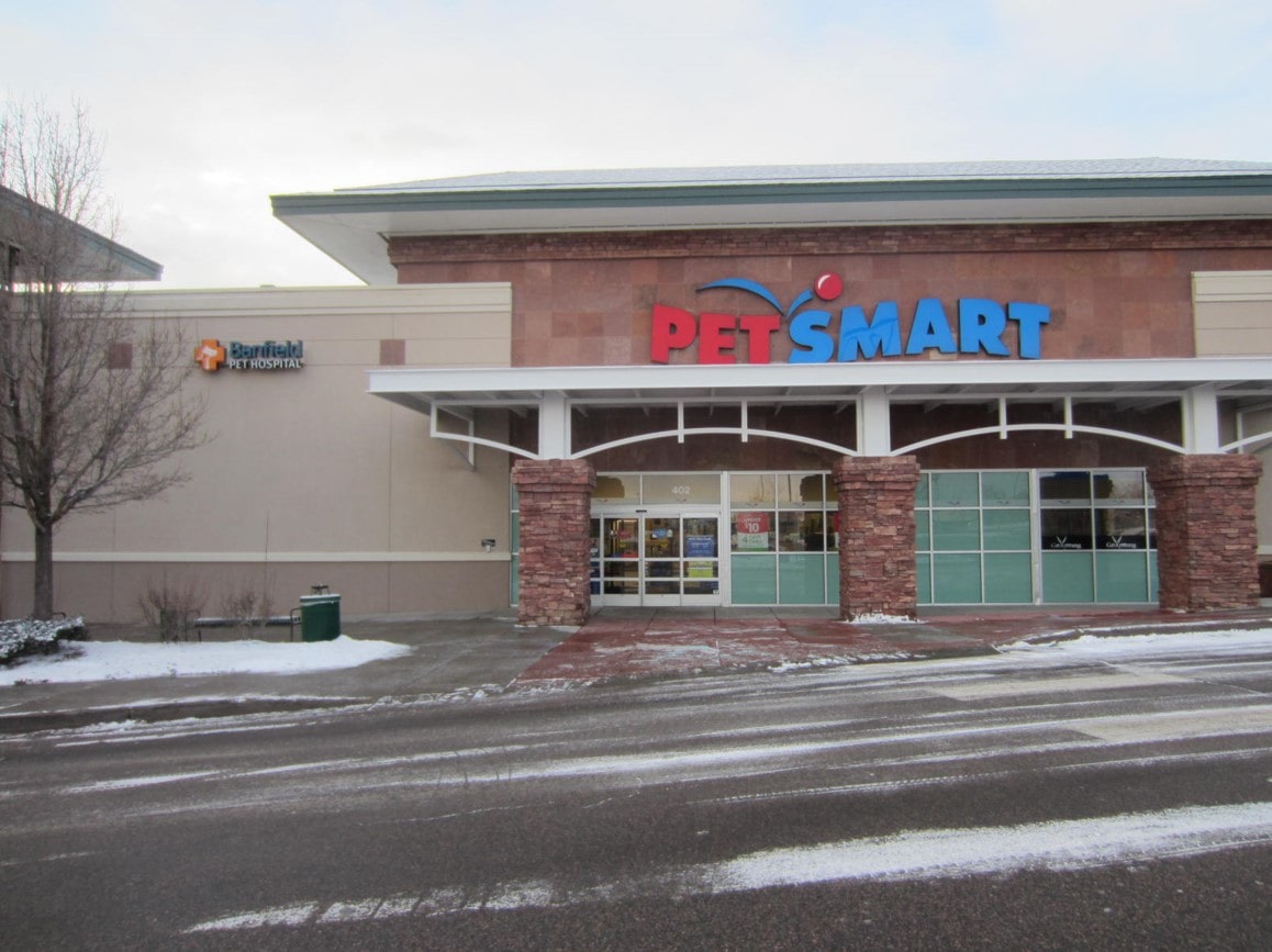 Superior PetSmart front entrance